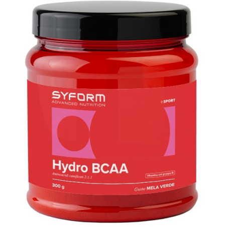 HYDRO BCAA INTEGRATORE IN POLVERE AL GUSTO DI MELA VERDE 300 G