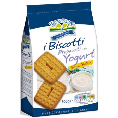 HAPPY FARM BISCOTTI YOGURT SENZA ZUCCHERO 300 G