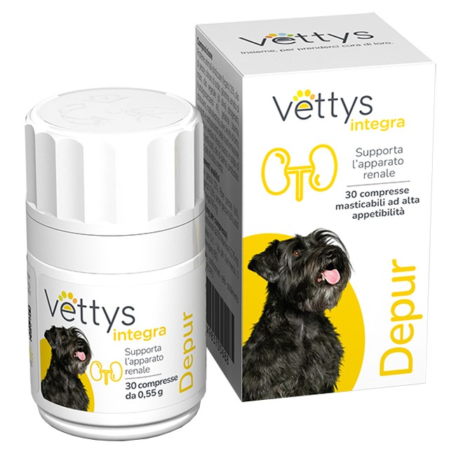 VETTYS INTEGRA DEPUR CANE 30 COMPRESSE MASTICABILI