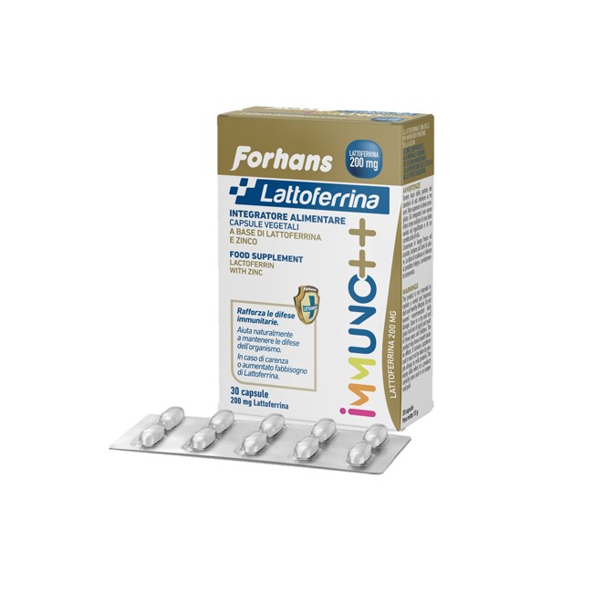 FORHANS LATTOFERRINA IMMUNO++ 200 MG LATTOFERRINA 30 CAPSULE