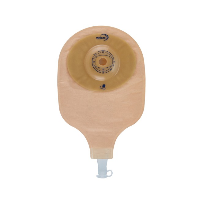 SACCA PER UROSTOMIA TRASPARENTE RITAGLIABILE AURUM PROFILE URO MIDI DIAMETRO 13-48 MM INIZIO CONVESSITA' 48 MM 10 PEZZI