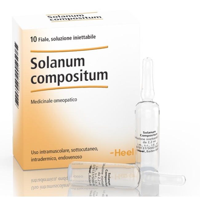 HEEL SOLANUM COMPOSITUM 10 FIALE DA 2,2 ML L'UNA