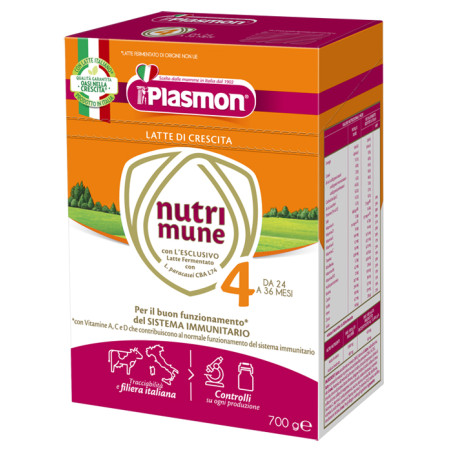 PLASMON NUTRI-MUNE LATTE STAGE 4 POLVERE 700 G