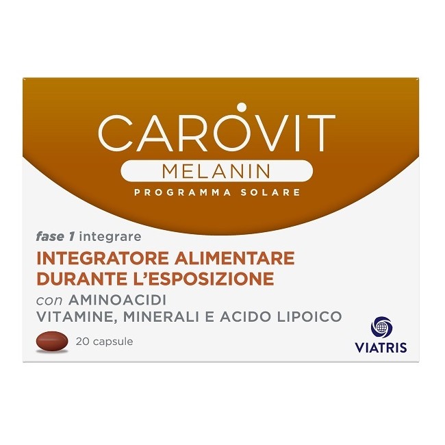 CAROVIT MELANIN PROGRAMMA SOLARE 20 CAPSULE