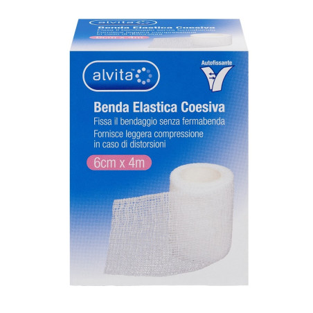 BENDA ELASTICA COESIVA ALVITA 6X4