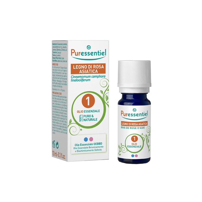 PURESSENTIEL OLIO ESSENZIALE LEGNO ROSA ASIATICA 10 ML