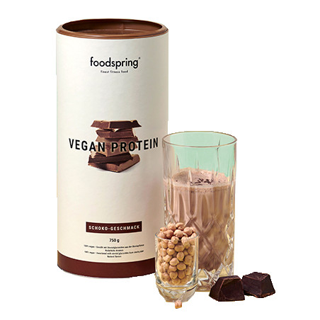 Foodspring Vegan Protein Integratore Di Proteine Per Vegani Gusto Cioccolato 750 Grammi