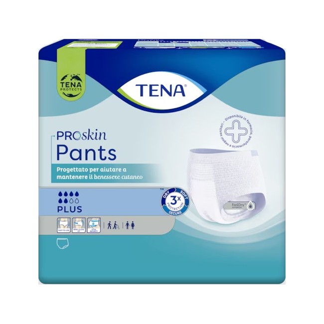 PANNOLONE PER INCONTINENZA TENA PANTS PLUS EXTRALARGE 12 PEZZI