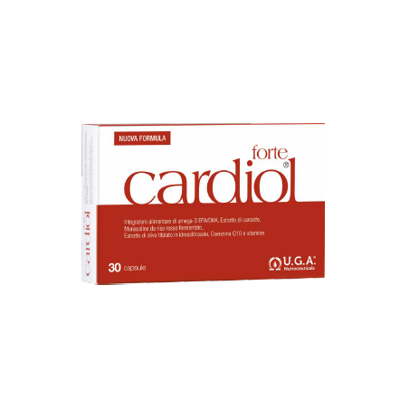 Confezione da 30 capsule di Cardiol Forte integratore per il colesterolo ed il benessere del cuore