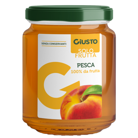 GIUSTO SOLO FRUTTA MARMELLATA PESCA 284 G