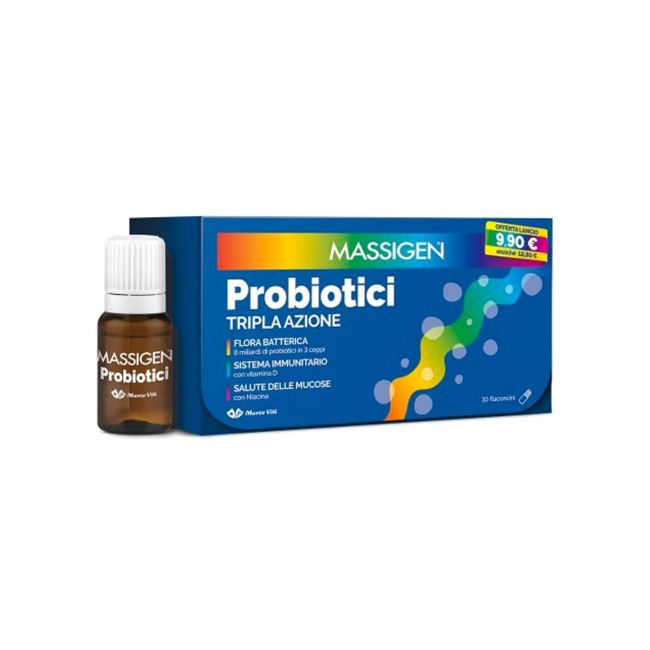 MASSIGEN PROBIOTICI 10 FLACONCINI X 8 ML