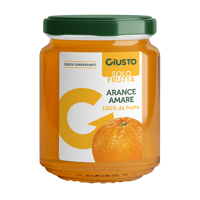 GIUSTO SOLO FRUTTA MARMELL ARANCE AMARE 284 G