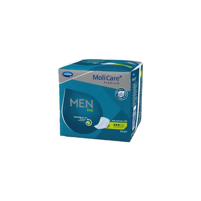 MOLICARE PREMIUM MEN PANNOLONE PER INCONTINENZA 4 GOCCE 14 PEZZI