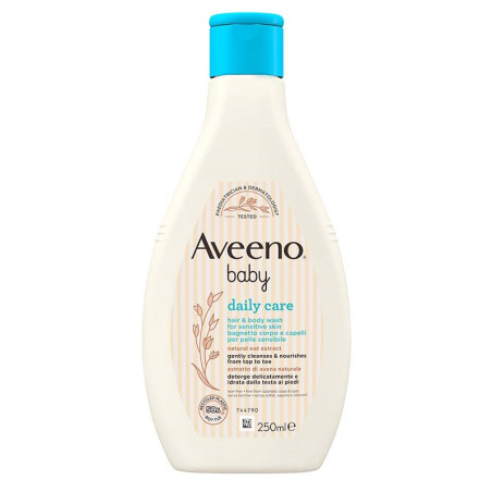 AVEENO BABY BAGNETTO TESTA PIEDI 250 ML