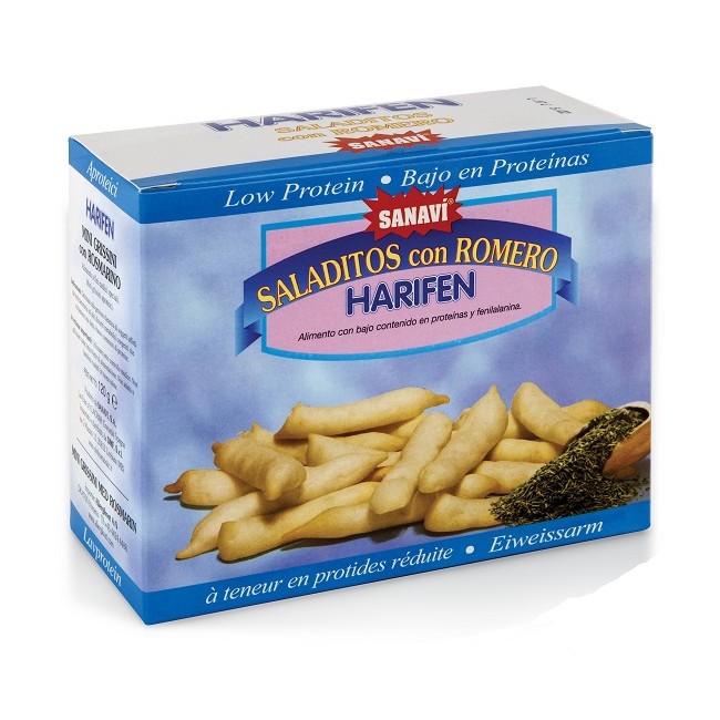 HARIFEN SALADITOS ROSMARINO 4X30 G