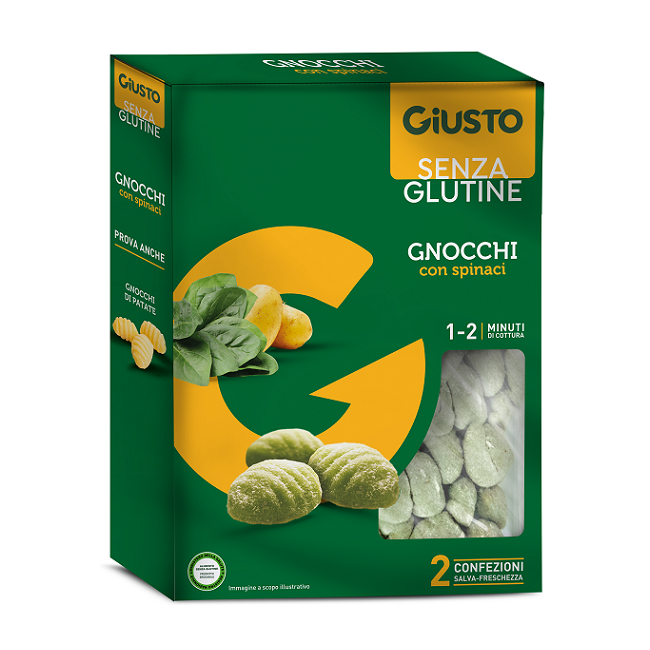 GIUSTO SENZA GLUTINE GNOCCHI SPINACI 500 G