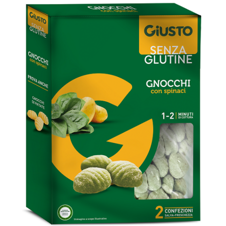 GIUSTO SENZA GLUTINE GNOCCHI SPINACI 500 G