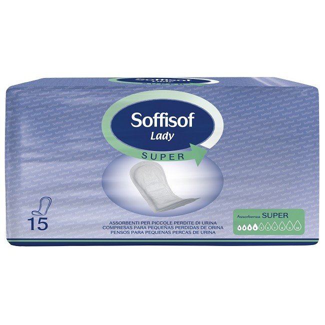 PANNOLONE PER INCONTINENZA SOFFISOF LADY CLASSIC SUPER 15 PEZZI