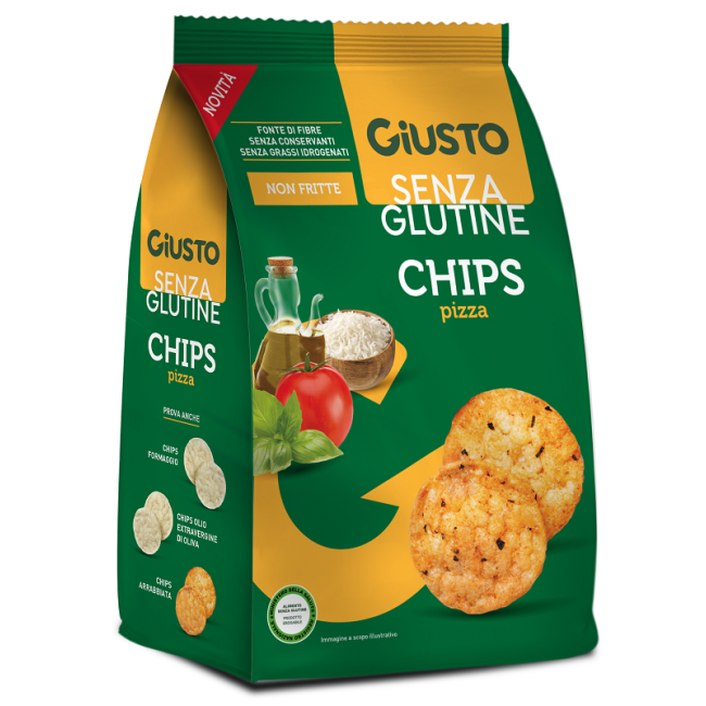 GIUSTO SENZA GLUTINE CHIPS PIZZA 40 G