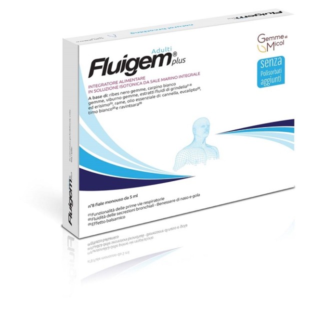 FLUIGEM PLUS ADULTI 8 FIALE DA 5 ML