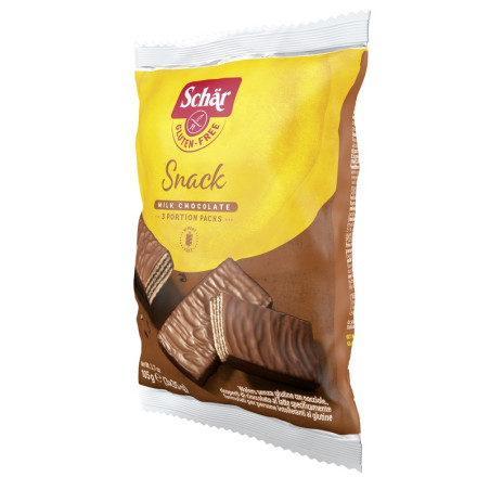 Schar Snack Wafers Al Cioccolato Con Nocciole Senza Glutine 105g (3x35g)