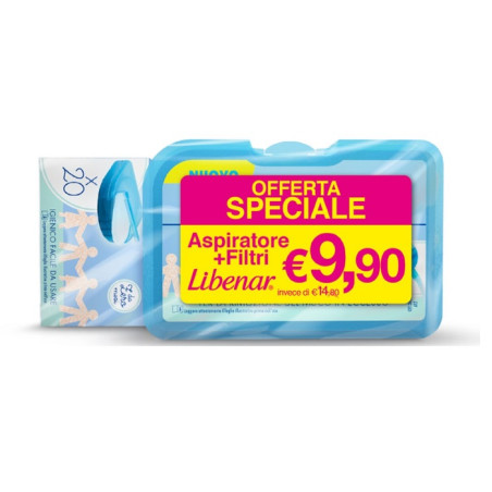 LIBENAR BIPACCO ASPIRATORE SOFT + 25 FILTRI