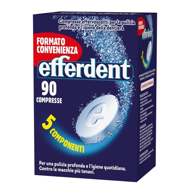 EFFERDENT 90 COMPRESSE EFFERVESCENTI