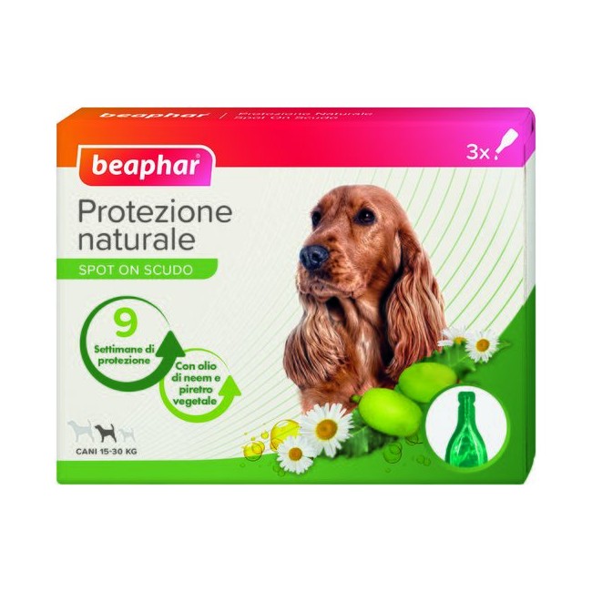 PROTEZIONE NAT SPOT ON CANE TM 3 PIPETTE DA 2 ML