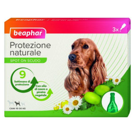 PROTEZIONE NAT SPOT ON CANE TM 3 PIPETTE DA 2 ML