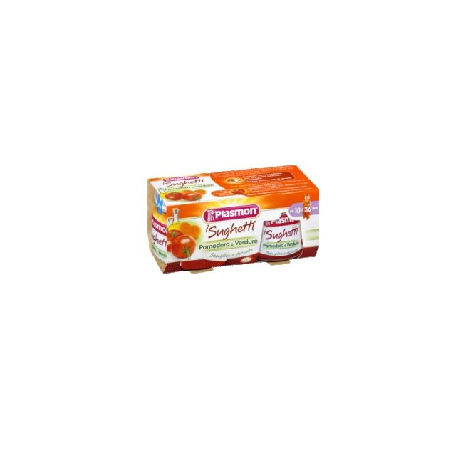 PLASMON SUGHETTO POMODORO E VERDURE 80 G X 2 PEZZI