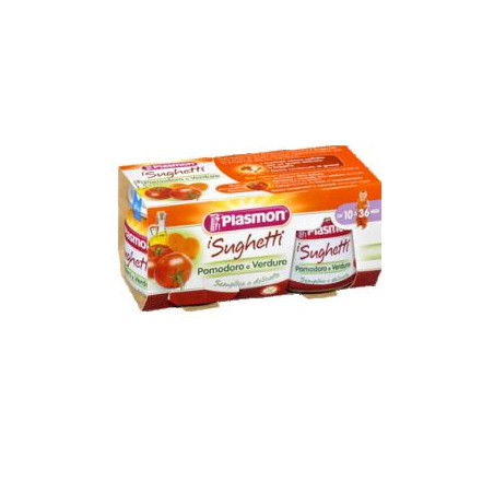 PLASMON SUGHETTO POMODORO E VERDURE 80 G X 2 PEZZI