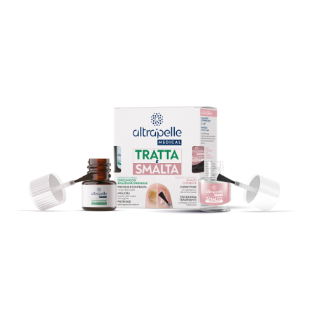 ALTRAPELLE MEDICAL TRATTA E SMALTA SOLUZIONE UNGUEALE 7 ML + SMALTO 5 ML