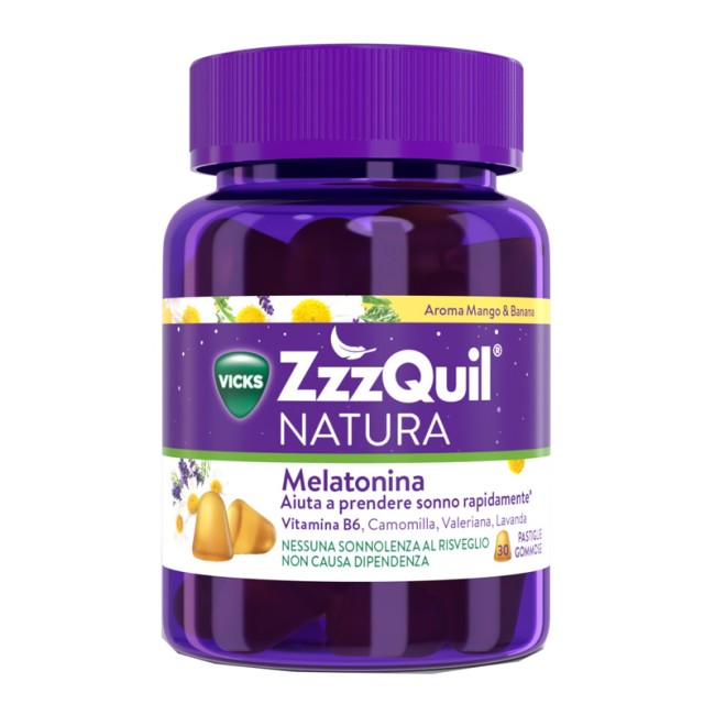 VICKS ZZZQUIL NATURA MANGO & BANANA 30 PASTIGLIE GOMMOSE