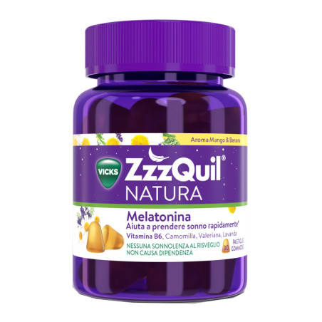 VICKS ZZZQUIL NATURA MANGO & BANANA 30 PASTIGLIE GOMMOSE