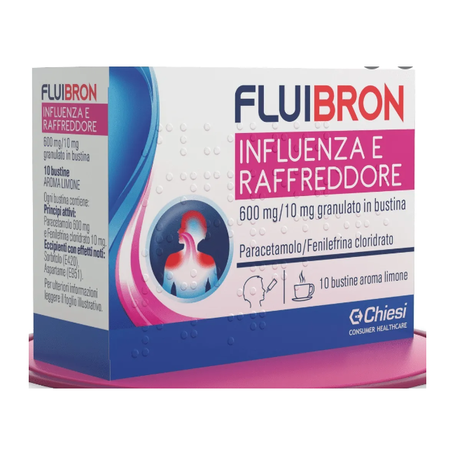 FLUIBRON INFLUENZA E RAFF*10BS