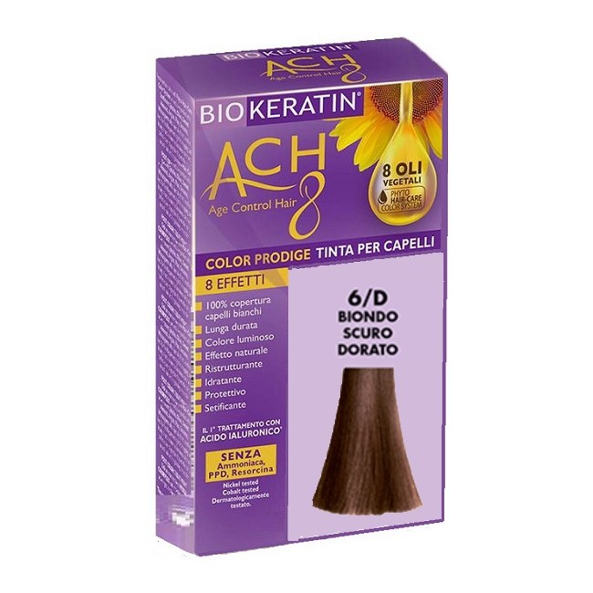 BIOKERATIN ACH8 COLOR PRODIGE 6/D BIONDO SCURO DORATO