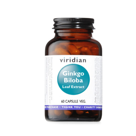 VIRIDIAN GINKGO BILOBA LEAF EXTR 60CPS