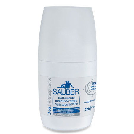 Sauber Pharma Deo Antitraspirante 72h Roll-On 50ml