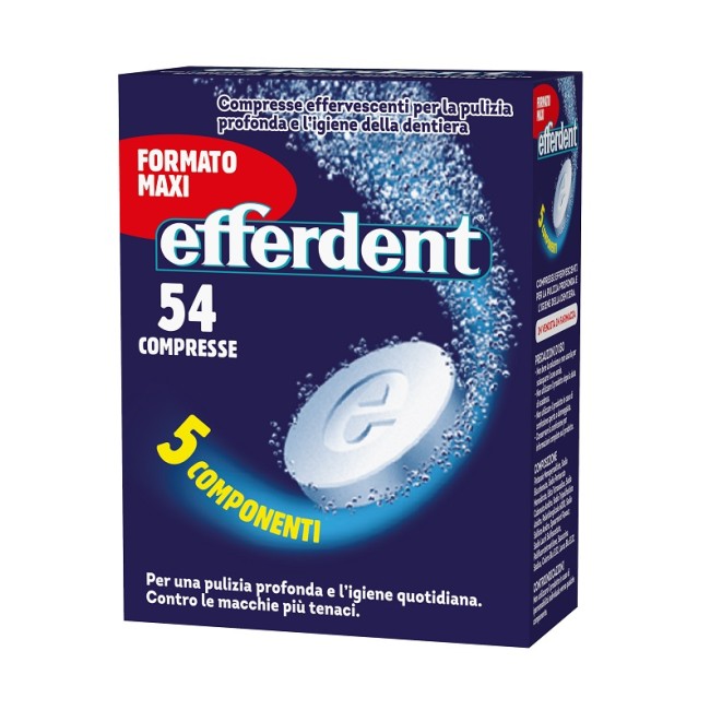 EFFERDENT 54 COMPRESSE EFFERVESCENTI