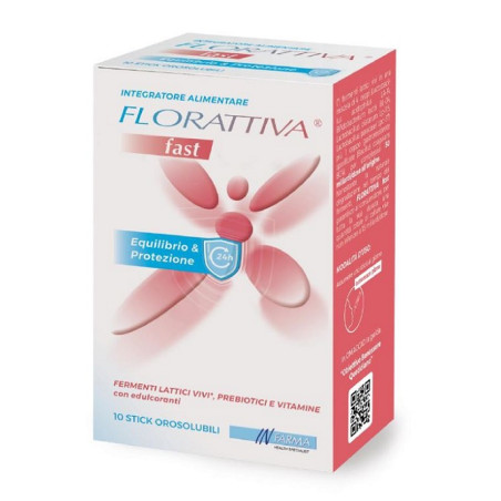 FLORATTIVA FAST 10 STICK OROSOLUBILI