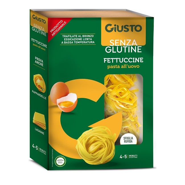 GIUSTO SENZA GLUTINE FETTUCCINE ALL'UOVO 250 G