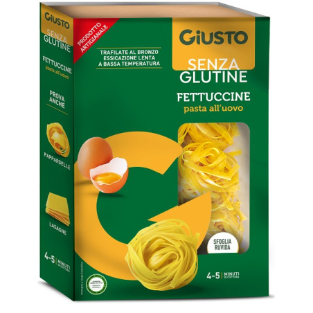 GIUSTO SENZA GLUTINE FETTUCCINE ALL'UOVO 250 G