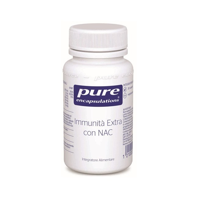 PURE ENCAPSULATIONS IMMUNITA' EXTRA CON NAC 30 CAPSULE