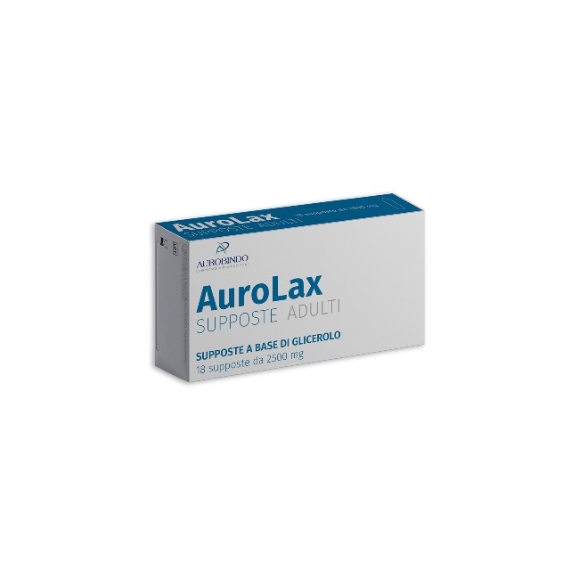 SUPPOSTE AUROLAX GLICEROLO 2500 MG 18 SUPPOSTE