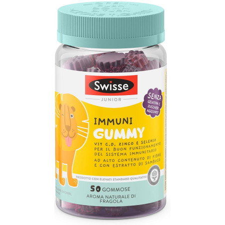 SWISSE JUNIOR IMMUNI GUMMY 50 PASTIGLIE GOMMOSE