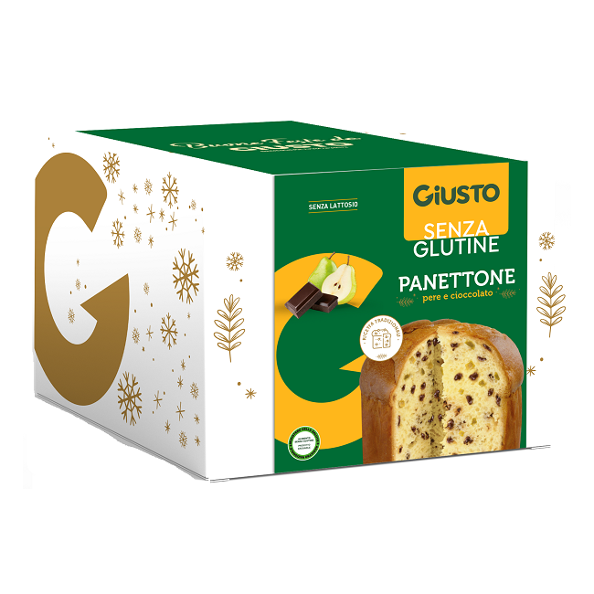 GIUSTO SENZA GLUTINE PANETTONE PERE E CIOCCOLATO 500 G