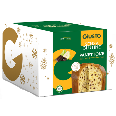 GIUSTO SENZA GLUTINE PANETTONE PERE E CIOCCOLATO 500 G