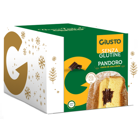 GIUSTO SENZA GLUTINE PANDORO CUORE CACAO 360 G