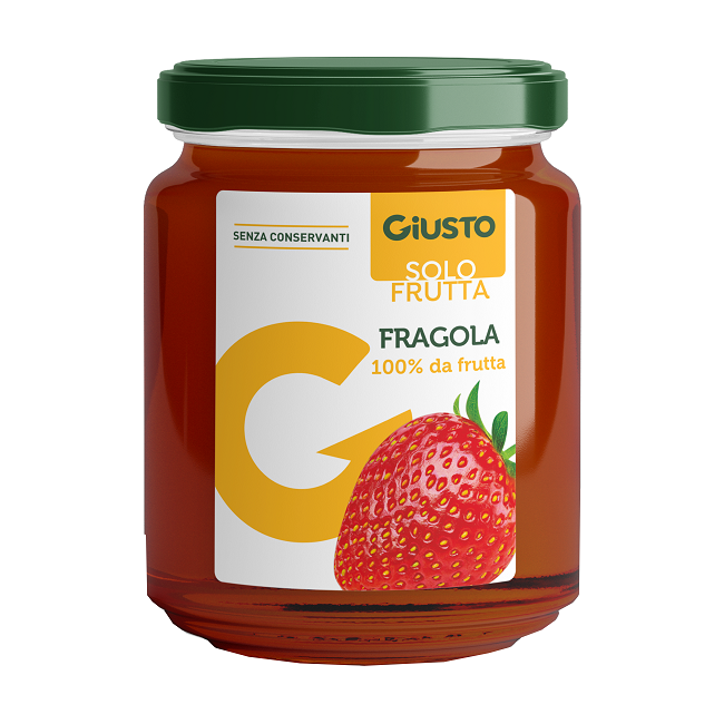 GIUSTO SOLO FRUTTA MARMELLATA FRAGOLE 284 G