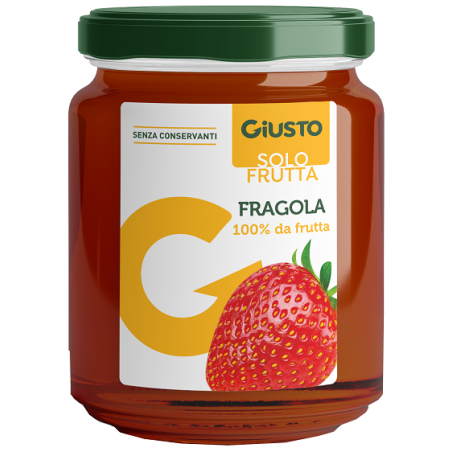 GIUSTO SOLO FRUTTA MARMELLATA FRAGOLE 284 G